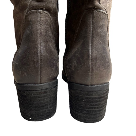 Born Women's Brown Hayden Back Lacing Zip Up Boots Size 9 - Picture 7 of 10